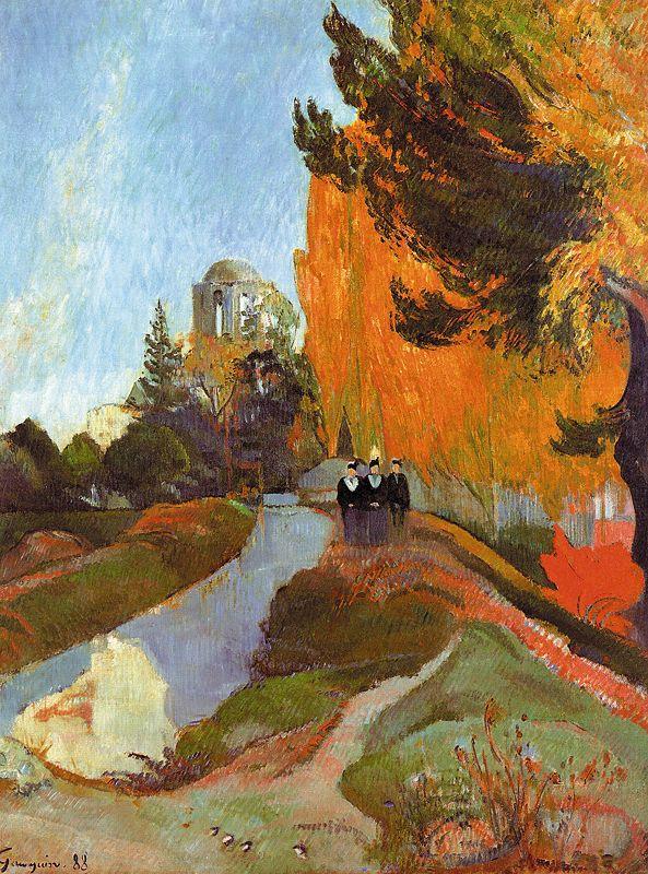 Paul Gauguin The Alyscamps at Arles oil painting picture